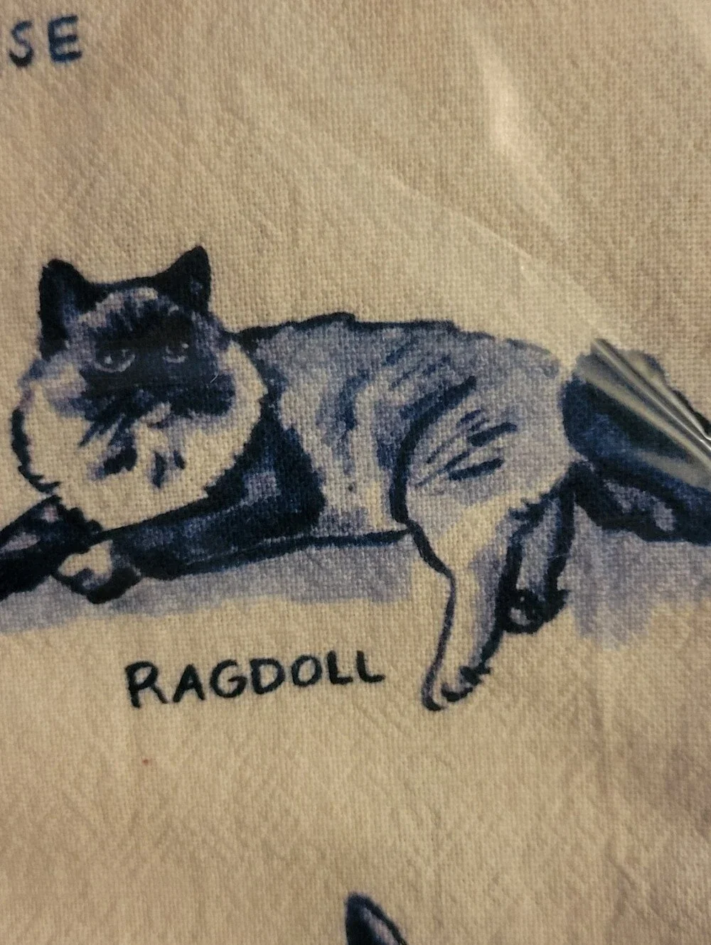 Molly Hatch for Anthropologoe CAT MOM Dish Kitchen Towel 100% Cotton NWT